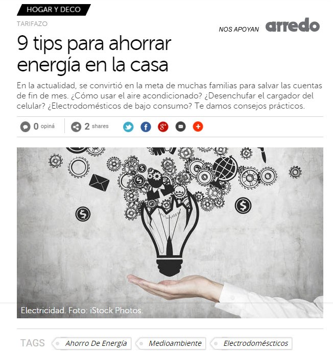 9 tips para ahorrar energ�a en la casa