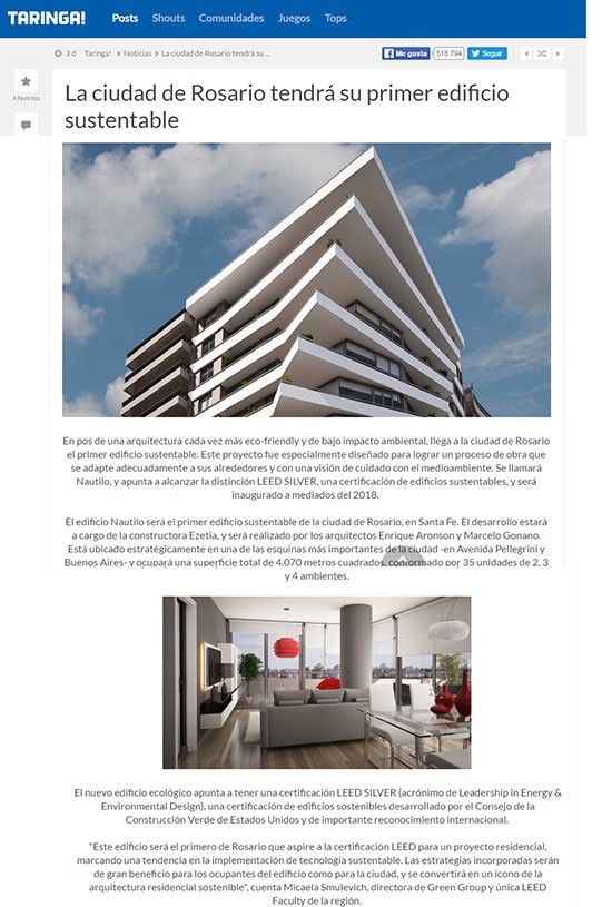 La ciudad de Rosario tendr� su primer edificio sustentable