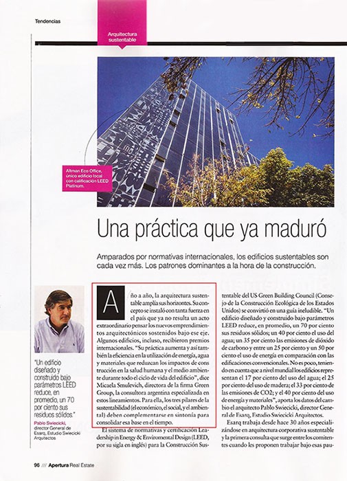 Una pr�ctica que ya madur�