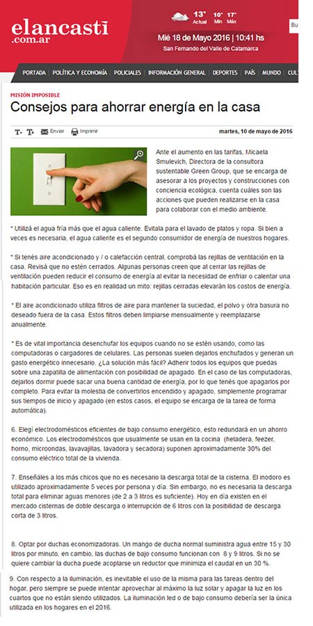 Consejos para ahorrar energ�a en la casa