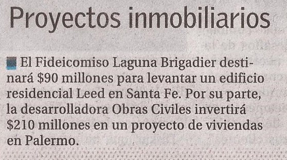 Proyectos inmobiiarios